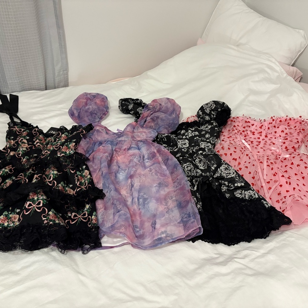 LOT OF 4 DOLLSKILL DRESSES unworn size small